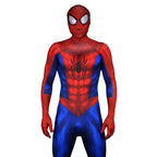 Ultimate Spider-Man Peter Parker Muscle Cosplay Costume Zentai bodysuit Adults Kids - Azufun