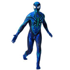 Vibrant Blue Spider-Man Peter Parker Cosplay Jumpsuit Costume New Fashion Superhero Suit - Azufun