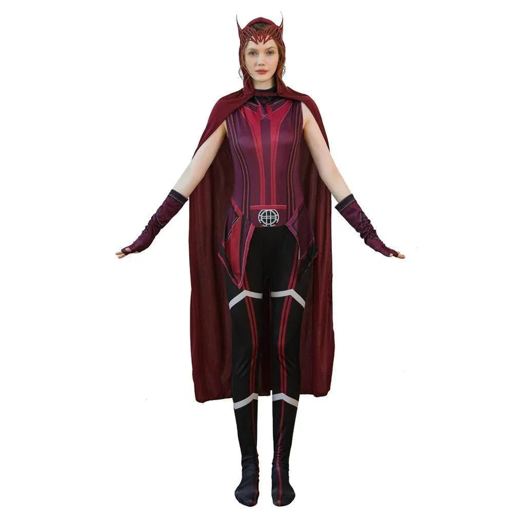 Wanda Scarlet Witch Hero Costume for Women - Azufun