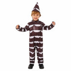 Willy Wonka Kids Chocolate Costumes Movie Jumpsuit Party Cosplay Halloween - Azufun
