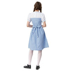 Wizard of Oz Dorothy Costume Dress Maid Alice for Girls Women - Azufun