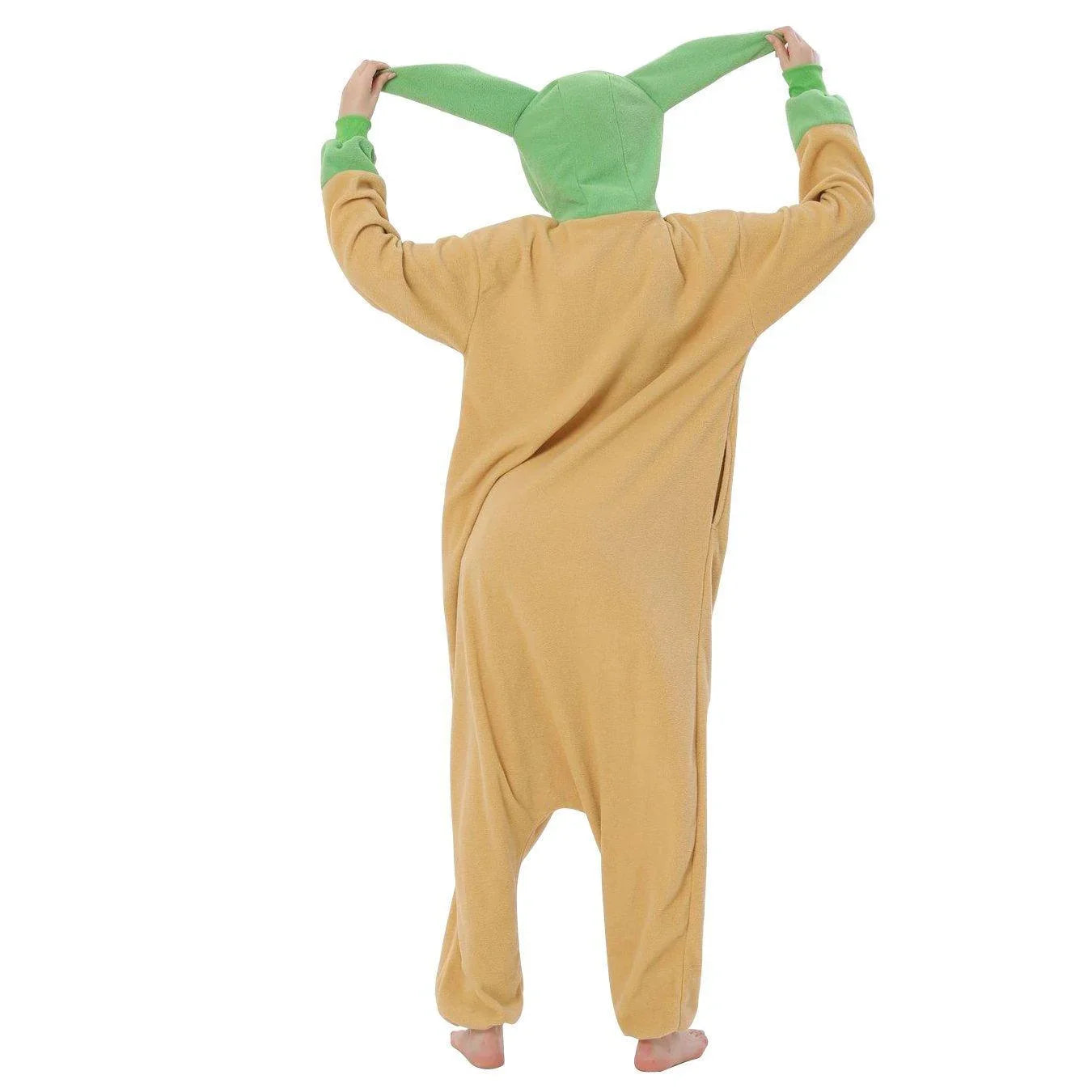 Yoda Kigurumi Onesies Anime Star Wars Pajamas Pyjamas Halloween Costume - Pajamasbuy