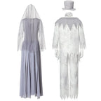 BuyZombie Bride Couples Costume Halloween Outfits Party Carnival Cosplay Now Cheaper With 3 - 5 Days Ship - PajamasBuy